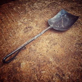 Hand Forged Shepherds Crook Fireplace Shovel