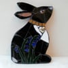 Black mosaic Rabbit