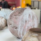 Hand built, textured vessel from the Moon Series 