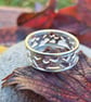 Sterling silver ring size W - Image 2