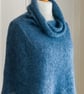 This cape is 'The Supersized Hug' - hand knit, isoft and warm capelet or poncho - Image 3