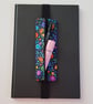 Handmade A4 Planner Zipper Pouch - Colourful Spot Pen Holder - Image 1