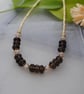 Smoky Quartz rondelle necklace - Image 3