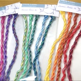 Variegated Embroidery Thread. Fine Perle 16 colour packs