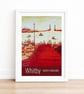 Whitby travel poster print by Susie West - Image 2