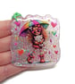 Rainbow Bag Charm, Handmade in Resin with PomPom - Image 2