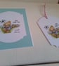  Congratulations card and gift tag set. Football theme. Ref 430
