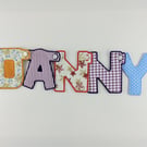 Personalised bunting made from fabric and felt - Bunting For Nursery & Bedroom 