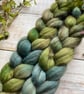 Polwarth, BFL & alpaca fibre 100g Midwinter - Image 2