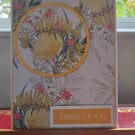 Yellow flower themed 'Thinking of You'