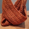 Chunky Crocheted Infinity Scarf