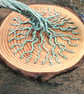 Asymmetric Wire Bonsai Tree Sculpture – Personalised Handmade Tree Art - Image 3