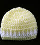 Handmade Baby Beanie Hat and Diaper Cover Gift Set - Image 2
