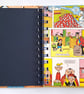The Bash Street Kids Beano Comic Junk Journal, Handmade Blank Square Notebook - Image 7