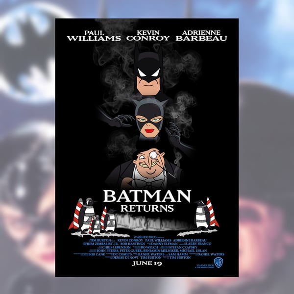 Batman Returns Mash-Up Movie Poster
