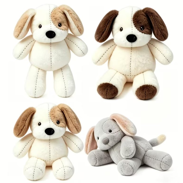 Anime Puppy Acrylic Sewing Template
