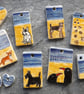 Handmade Ceramic black Labrador Retriever dog pendant - Image 8