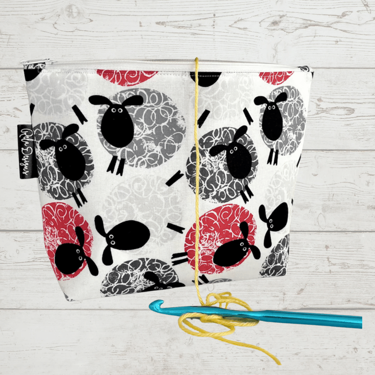 Project bag and makeup bag 