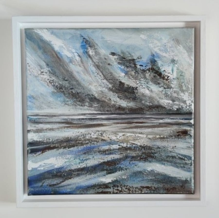 Textured Waters, Play of light abstract seascape