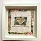 Positive thinking, happiness affirmation gift