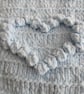 Bobble Heart Pram Buggy Blanket - Image 2