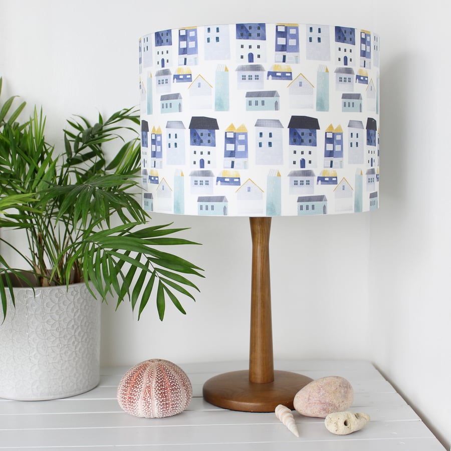 Harbour Houses Fabric Lampshade