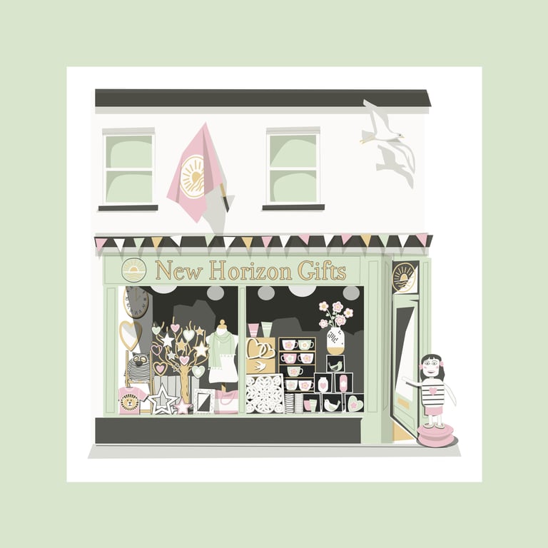 Bespoke house, home, building, business building portrait