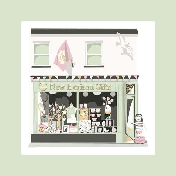 Bespoke house, home, building, business building portrait