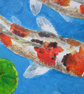 Koi Fishes painting on canvas. Ready to hang - Image 6