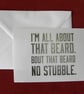I'm All About That Beard Blank Greeting Card - Image 1