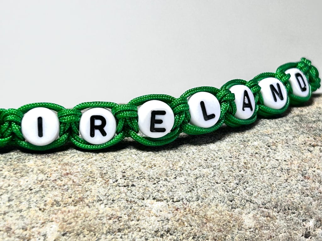 Ireland bracelet unisex adjustable 