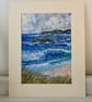 Seascape storm on the horizon original art print - Image 3