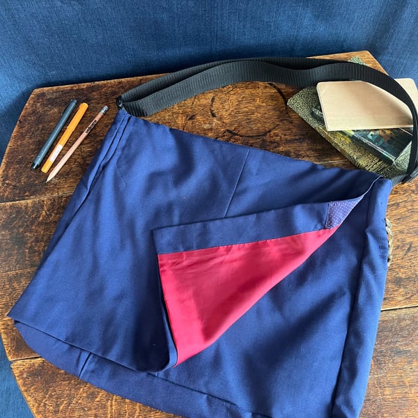 Italian Fabric Messenger Bag