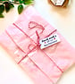 Handmade Vintage Fabric pink Retro Floral Kindle Sleeve, E-reader pouch - Image 6