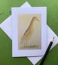 Brown runner duck - greetings card. Blank inside. - Image 1