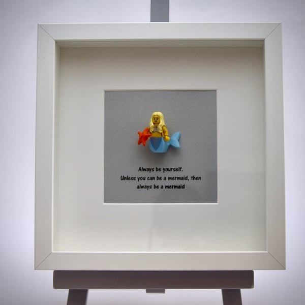 Always be yourself  mermaid mini Figure frame