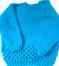 Children's Hand Knitted Jumper with a Honeycomb Pattern, Children's Clothes - Image 5