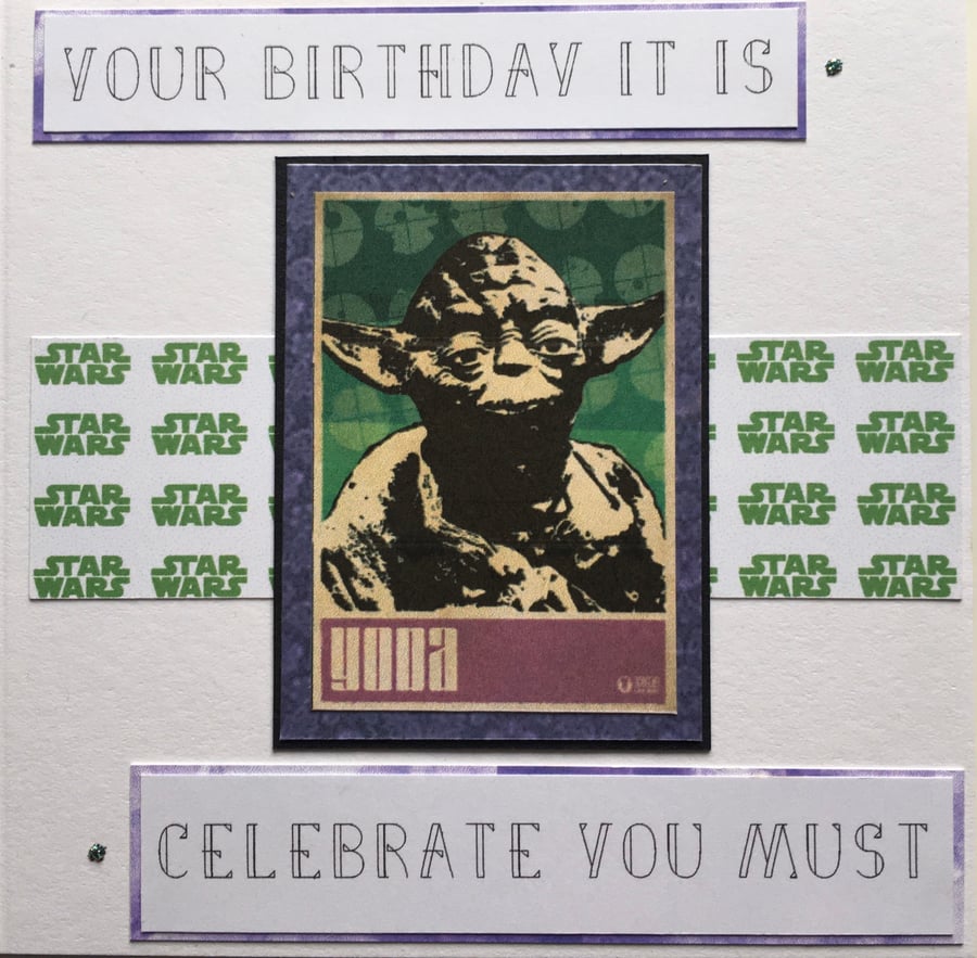 Happy Birthday Card - for a Star Wars fan