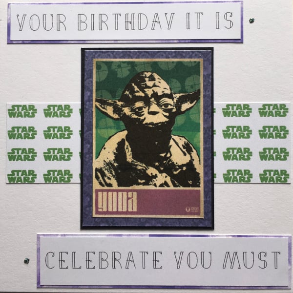 Happy Birthday Card - for a Star Wars fan