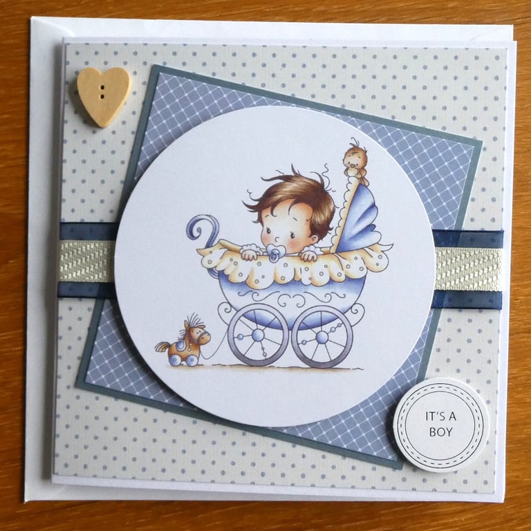 New Baby Boy Card - It's A Boy
