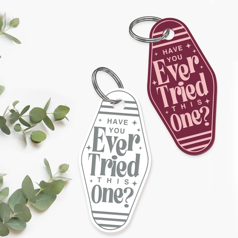 Ever Tried This One - Stars Motel Keyring: Juno Keychain, Sabrina Carpenter