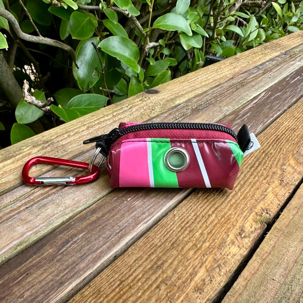 Repurposed Dog Poo Bag Holder - Made From Pool Toy - Christmas Bauble