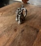 Handmade Welded Nut and Bolt dog 