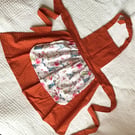 Child’s Apron with Bunny Themed Bib