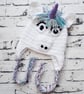 Luxury sparkling unicorn hat, toddler unicorn hat, children's hat, kids hats - Image 1