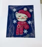 Festive Cat Christmas  Card - Image 6