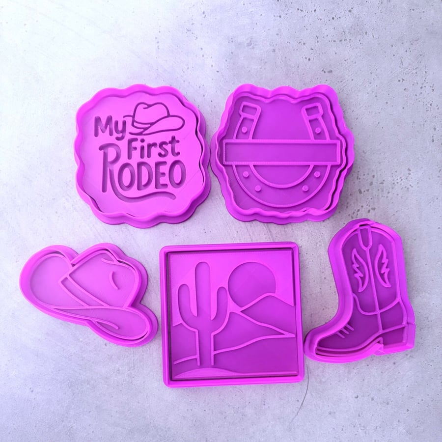 My first Rodeo cookie cutter set