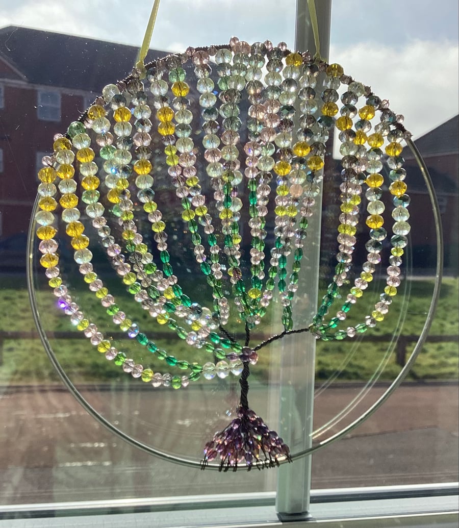Large tree of life suncatcher 