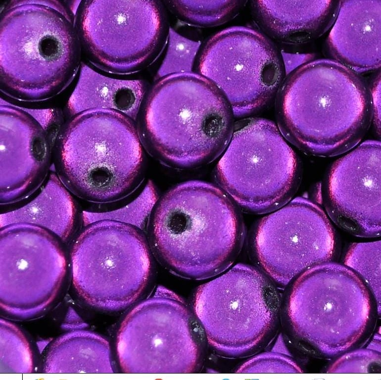 4-12 mm Round Dark Purple Illusion Miracle Acrylic beads for DIY Handcraft Jewel