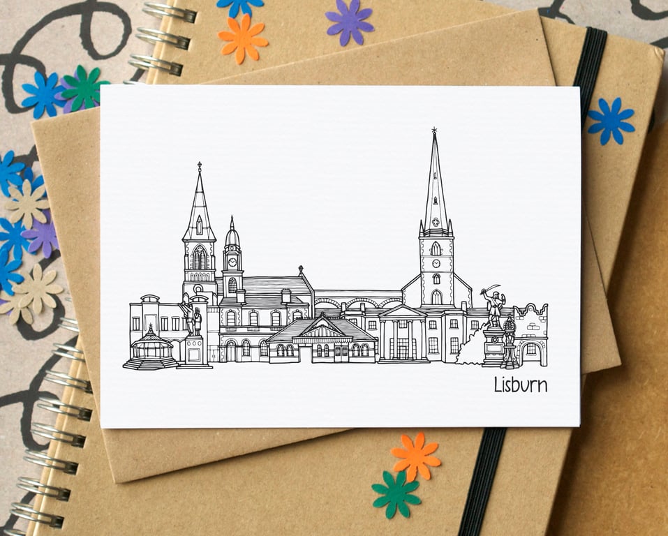 Lisburn Skyline Greetings Card